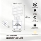 Gu24 13w Cfl Light Bulbs 2700k Soft White 900lm 2 Pack Ul Approved