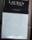 Lauren Ralph Lauren Cosima European Sham Blue White Stripe  Msrp  135 Cotton New