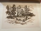 Third Reich Estonian Landscape Sketch Hdk Munchen Art Print 1941 Ww2 Wwii German