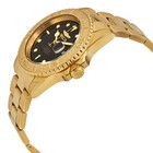 Invicta Pro Diver Quartz Black Dial Yellow Gold-tone Men s Watch 29946