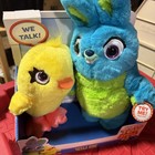 New In Box Disney Pixar Toy Story 4 - Ducky   Bunny Talking Plush-2019