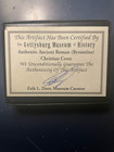 Authentic Ancient Roman  byzantine  Christian Cross In Matted Collectors Case