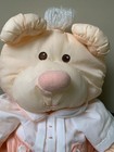 Fisher Price Vintage 1986 Puffalump Peach Bear Cub  8006 W  Outfit 16   