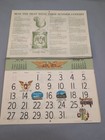 Vintage 1972 North Liquor Store Calendar With Drinks Recipes - Great Condition 