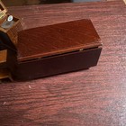 Vintage Dollhouse Miniature Furniture Lot 7 Pieces Screen Table Record Player