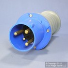 Leviton International-rated Splashproof Pin   Sleeve Plug 63a 250vac Sp363p6