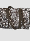 Thirty-one Organizing Diaper Bag Tote Thermal Bottle In Brown Woodblock Floral C