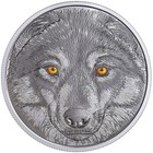 2017 Canada  15 In The Eyes Of The Wolf - Pure Silver Coin