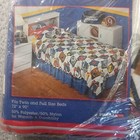 Northwest Nfl Gameday Blanket All Over Team Print Twin full 72x90 Vintage Read