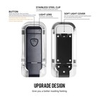 Portable Usb Rechargeable Led Clip-on Book Light 3 Level Dimmable Reading Lamp