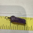 Estate Find Natural Wire Wrap Amethyst Gemstone Pendant Bin5b Bg C