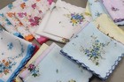 Mixed Lot 20 Vintage Floral Cotton Handkerchiefs For Women 11 8  Hankies Hanky