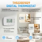 Th5220d1029 Non-programmable Digital Thermostat For Honeywell Focuspro 5000