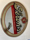 Vintage Stroh s Beer Oval Mirror Sign With Original 14 By 12 Inch