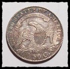 1829 Large Letters Capped Bust Half Dollar Nice Sharp Xf  21d73  90 Fine Silver
