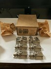 8 Nos Chrome Nickel Plated Brass Art Deco Cabinet Cupboard Hoosier Latch Locks