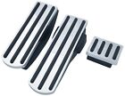Kenworth Chrome Pedal Set With Black Insert Set   6805