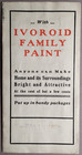 1910s Ivoroid Paint Co Newark Nj Family Paint Sample Chart Brochure B2-17