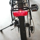 Bike Cycling Bicycle Rear Reflector Led Tail Light Fit For Luggage Rack Acces Us