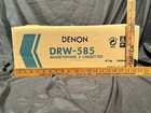 Denon Drw-585 Dual Cassette Player  Recorder - New In Box