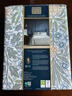 William Morris   Co   King Duvet Set Oak And Willow Green 100  Cotton New
