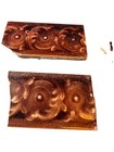 4 Antique Victorian Border Tile Kensington Tile Co Newport Ky Burgundy Remnant   s