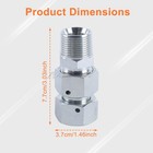 New Fits For Mini Excavator Hydraulic Filter Adapter M26 X 1 5