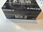 Sealed Box Sony Metal-sr100b Cassette Tape Lot Japan 10 Sealed Tapes Nos
