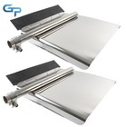 24     24  Quarter Fender Set Stainless Steel For Semi Truck For Volvo Vnl