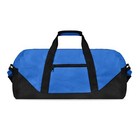 Dalix 21  Duffle Bag Two-toned Sports Gym Travel Bag In Royal Blue