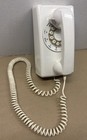 Crosley Cr-57 Wall Phone Unisex White Retro Rotary Style Push Button Euc