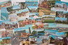 Chrome Postcard Lot 50 Blank Standard Size Usa Retro American Travel Unused Old