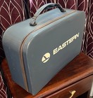 Vintage Eastern Airlines Small Suitcase  Hard-sided  In Navy Blue