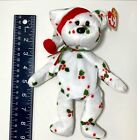 Ty Beanie Baby Collection 1998  holiday Teddy  Christmas Bear With Hang Tag
