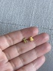 Silver- Gold Tous Earrings 6mm
