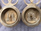2 Colonial Williamsburg Virginia Metalcrafters Brass Wall Sconces  Original Box
