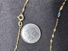 10k Gold 10  1 6mm Mirror Link Bracelet anklet