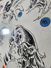 1984 Greg Irons Shop Used Traditional Vintage Tattoo Flash Production Sheet A