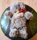 Vintage Steiff Zotty Teddy Bear Ear Button With Tag Mohair Stuffed Jointed 