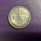 1939 A 2 Wwii Coin 3rd Reich 2 Reichsmark  625 Silver