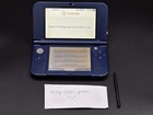 Nintendo New 3ds Xl Ll Blue   English   Charger   Stylus - Ship In 1-day