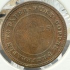 1838  Guyana 1 Stuiver Token Trade   Navigation 33mm Copper Sp1493