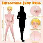 Liliful 59 Inch Blow Up Doll Inflatable Bachelors Party Accessories Pink 