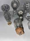 13  Vintage Lot Crystal Glass Bottle Decanter Stoppers Only 
