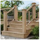 Deckorators 3 4-in X 26-in Black Aluminum Round Deck Baluster  64-pack 