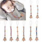 Pacifier Chain Strap Anti-drop Chain Baby Dummy Clips Pacifier Clips Star Shape 