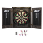 Sports Paris Led Lighted Bristle Dartboard And Cabinet Set With Darts
