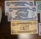22 100 Iraqi Dinar Uncirculated  Assorted Bills  see Description   Pics 