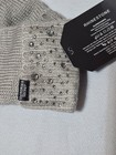 Nwt Victoria Secret Knitted Women Gloves Woth Crystals One Size Grey New Vs Rare