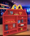 Red   Yellow Display Shelf W  Sign For Lil Mcdonald   s Happy Meal Toys  no Toys 